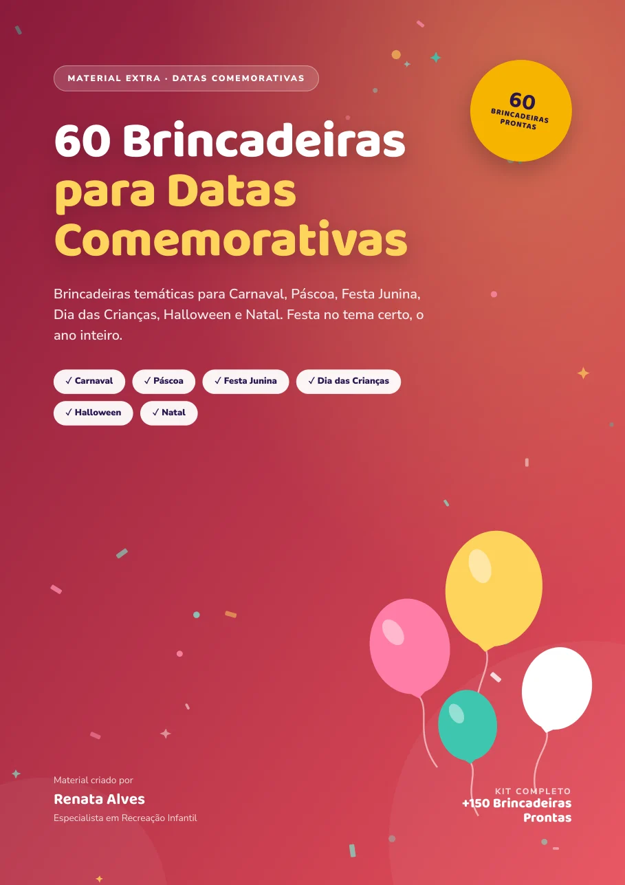 Capa das 60 Brincadeiras para Datas Comemorativas